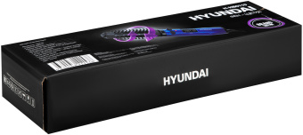 Фен-щетка Hyundai H-HB0110 1000Вт синий - купить недорого с доставкой в интернет-магазине