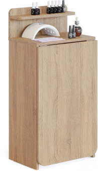 Стол для компьютера Сокол СП-19 складн. столешница ЛДСП дуб сонома каркас хром (00-00013783) - купить недорого с доставкой в интернет-магазине