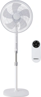 Вентилятор напольный Centek CT-5023 65Вт скоростей:4 ПДУ белый - купить недорого с доставкой в интернет-магазине