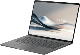 Ноутбук Asus Zenbook 14 UX3407RA-QD038W Snapdragon X Elite X1E-78-100 32Gb SSD1Tb Qualcomm Adreno 14" OLED WUXGA (1920x1200) Windows 11 Home grey WiFi BT Cam Bag (90NB16G2-M00360) - купить недорого с доставкой в интернет-магазине