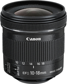 Объектив Canon EF-S IS STM (9519B005) 10-18мм f/4.5-5.6 - купить недорого с доставкой в интернет-магазине