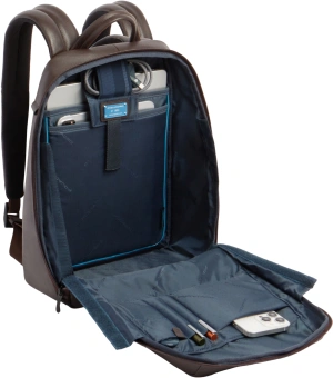 Рюкзак Piquadro Russel CA6765W137/TM темно-коричневый натур.кожа - купить недорого с доставкой в интернет-магазине