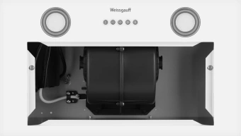 Вытяжка встраиваемая Weissgauff Box 600 PB WH белый управление: кнопочное (1 мотор) - купить недорого с доставкой в интернет-магазине