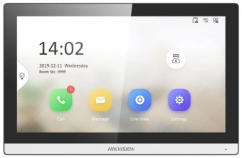 Видеодомофон Hikvision DS-KH6350-WTE1 белый - купить недорого с доставкой в интернет-магазине