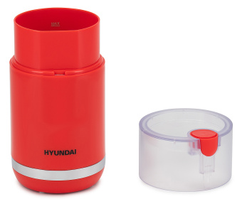Кофемолка Hyundai HYC-G3272 200Вт сист.помол.:ротац.нож вместим.:70гр красный - купить недорого с доставкой в интернет-магазине