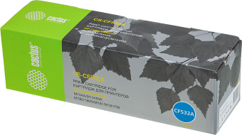 Картридж лазерный Cactus CS-CF532A CF532A желтый (900стр.) для HP LJ M180n/M181fw - купить недорого с доставкой в интернет-магазине