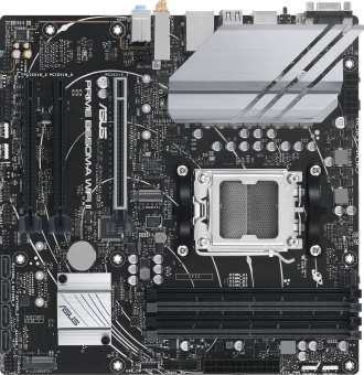 Материнская плата Asus PRIME B650M-A WIFI II SocketAM5 AMD B650 4xDDR5 mATX AC`97 8ch(7.1) 2.5Gg RAID+VGA+HDMI+DP - купить недорого с доставкой в интернет-магазине