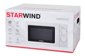 Микроволновая Печь Starwind SMW3020 20л. 700Вт белый - купить недорого с доставкой в интернет-магазине