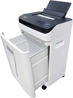Шредер Office Kit SA150M (1,9х15) белый с автоподачей (секр.P-5) фрагменты 150лист. 22лтр. скобы - купить недорого с доставкой в интернет-магазине
