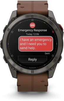 Смарт-часы Garmin Fenix 8 Pro 1.4" AMOLED корп.серый рем.песочный (010-03199-40) - купить недорого с доставкой в интернет-магазине