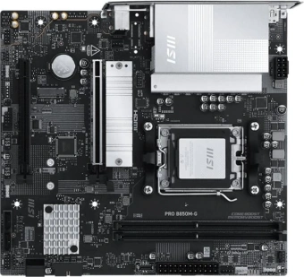 Материнская плата MSI PRO B850M-G SocketAM5 AMD B850 2xDDR5 mATX AC`97 8ch(7.1) 5Gigabit RAID+HDMI+DP - купить недорого с доставкой в интернет-магазине