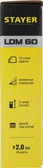 Лазерный дальномер Stayer LDM-60 цв.луч. красный (34957_Z01) - купить недорого с доставкой в интернет-магазине