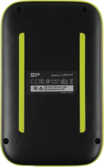 Жесткий диск Silicon Power USB3.0 4TB SP040TBPHDA60S3K A60 Armor 2.5" черный/зеленый - купить недорого с доставкой в интернет-магазине