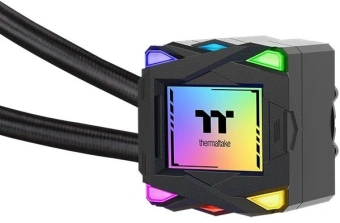 Система водяного охлаждения Thermaltake LA360 ARGB Soc-AM5/AM4/1200/1700/1851 черный 4-pin 38.35dB Al 360W Ret (CL-W459-PL12SW-A) - купить недорого с доставкой в интернет-магазине