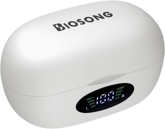 Гарнитура вкладыши A4Tech Biosong B5 TWS белый беспроводные bluetooth крепление за ухом (B5) - купить недорого с доставкой в интернет-магазине