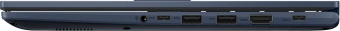 Ноутбук Asus VivoBook 14 X1404VA-I712512 Core i7 1355U 12Gb SSD512Gb Intel Iris Xe graphics 14" IPS FHD (1920x1080) Windows 11 Home Multi Language blue WiFi BT Cam (90NB10I1-M016A0) - купить недорого с доставкой в интернет-магазине