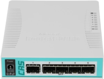 Коммутатор MikroTik CRS106-1C-5S (L2) 1xКомбо(1000BASE-T/SFP) 5SFP управляемый - купить недорого с доставкой в интернет-магазине