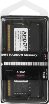 Память DDR5 8GB 4800MHz AMD R558G4800S1S-U Radeon R5 RTL PC5-38400 CL40 SO-DIMM 262-pin 1.1В Ret - купить недорого с доставкой в интернет-магазине