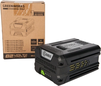 Батарея аккумуляторная Greenworks GC82B25 82В 2.5Ач Li-Ion (2914907) - купить недорого с доставкой в интернет-магазине