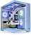 Корпус Thermaltake View 380 TG ARGB Hydrangea синий без БП ATX 6x120mm 2x140mm 1x200mm 2xUSB3.0 audio bott PSU