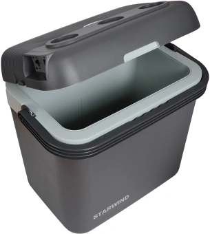 Автохолодильник Starwind CF-132 32л 48Вт серый/голубой - купить недорого с доставкой в интернет-магазине