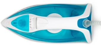 Утюг Vitek VT-8336 2400Вт белый/бирюзовый - купить недорого с доставкой в интернет-магазине