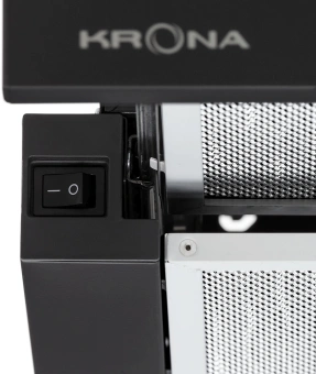Вытяжка встраиваемая Krona KAMILLA T 600 BLACK черный управление: кнопочное (1 мотор) - цена, купить или заказать с доставкой в интернет-магазине Вытяжка встраиваемая Krona KAMILLA T 600 BLACK черный управление: кнопочное (1 мотор) - купить недорого с доставкой в интернет-магазине
