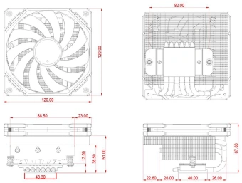 Устройство охлаждения(кулер) ID-Cooling IS-67-XT Soc-AM5/AM4/1200/1700/1851 черный 4-pin 16-35dB Al+Cu 150W 500gr Ret (IS-67-XT BLACK) - купить недорого с доставкой в интернет-магазине