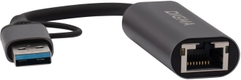 Сетевой адаптер Gigabit Ethernet Digma DLA-GEUC01 USB 3.0 - купить недорого с доставкой в интернет-магазине