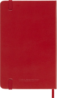 Ежедневник Moleskine CLASSIC Pocket 90x140мм 400стр. красный - купить недорого с доставкой в интернет-магазине
