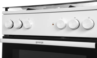 Плита Комбинированная Gorenje GK6A20WF белый (стеклянная крышка) реш.чугун - купить недорого с доставкой в интернет-магазине