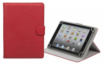 Универсальный чехол Riva для планшета 10.1" 3017 искусственная кожа красный - купить недорого с доставкой в интернет-магазине