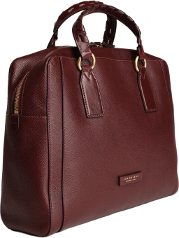 Деловая сумка женская The Bridge Ines 045525EN/YF бордовая натур.кожа - купить недорого с доставкой в интернет-магазине