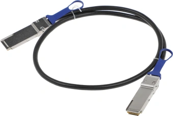 Кабель DAC MikroTik XQ+DA0001 100Гбит/с пассив. 1м черный QSFP28-QSFP28 - купить недорого с доставкой в интернет-магазине