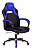 Кресло игровое Zombie VIKING 2 AERO черный/синий эко.кожа/ткань крестов. пластик