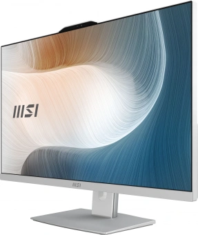 Моноблок MSI Modern AM272P 1M-678XRU 27" Full HD Core 7 150U (1.8) 16Gb SSD512Gb Graphics без ОС GbitEth WiFi BT 120W клавиатура мышь Cam белый 1920x1080 - купить недорого с доставкой в интернет-магазине