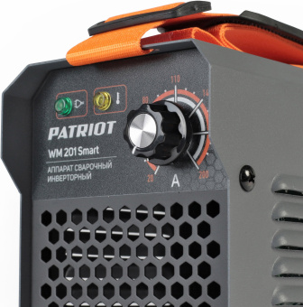 Сварочный аппарат Patriot WM 201 Smart инвертор ММА 8.3кВт - купить недорого с доставкой в интернет-магазине