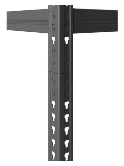Стеллаж Практик SBL 180KD пол.:5 разборная 1803x900x450мм антрацит (S24499373409) - купить недорого с доставкой в интернет-магазине