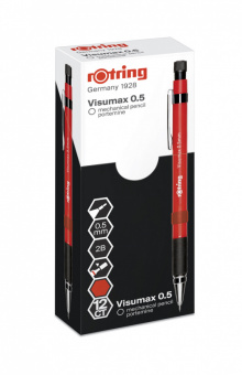 Карандаш мех. Rotring Visumax 2089099 0.5мм красный - купить недорого с доставкой в интернет-магазине