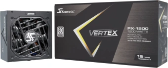 Блок питания Seasonic ATX 1200W Vertex PX-1200 80+ platinum (20+4pin) APFC 135mm fan 18xSATA Cab Manag RTL - купить недорого с доставкой в интернет-магазине