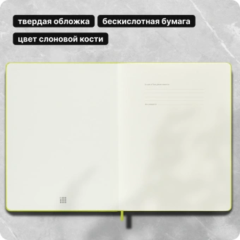 Блокнот Moleskine CLASSIC QP092C2 XLarge 190х250мм 192стр. нелинованный твердая обложка лайм - купить недорого с доставкой в интернет-магазине