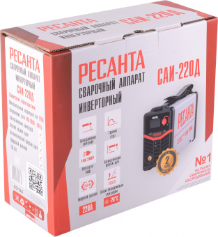 Сварочный аппарат Ресанта САИ-220Д инвертор ММА/TIG 7.8кВт - купить недорого с доставкой в интернет-магазине