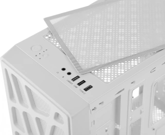 Корпус Formula Mana белый без БП ATX 4x120mm 2xUSB2.0 1xUSB3.0 audio bott PSU - купить недорого с доставкой в интернет-магазине