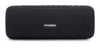 Колонка порт. Hyundai H-PS1021 черный/черный 25W 1.0 BT 10м 1500mAh - купить недорого с доставкой в интернет-магазине