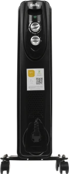 Радиатор масляный Ballu Classic Black BOH/CL-07BRN 1500Вт черный/серый - купить недорого с доставкой в интернет-магазине