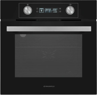 Духовой шкаф Электрический Maunfeld AEOH6062B черный - купить недорого с доставкой в интернет-магазине