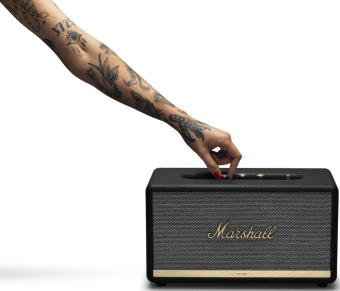 Колонка порт. Marshall Stanmore II черный/золотистый 80W 2.1 BT/3.5Jack 10м (1001902) - купить недорого с доставкой в интернет-магазине
