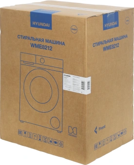 Стиральная машина Hyundai WME8212 класс: A+++ загр.фронтальная макс.:8кг белый инвертор - купить недорого с доставкой в интернет-магазине
