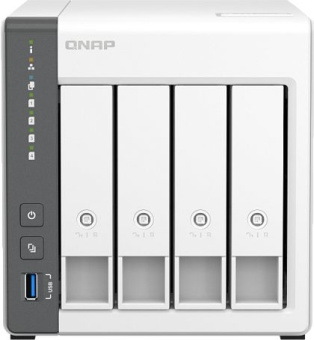Сетевое хранилище NAS Qnap D4 (REV. C) 4-bay настольный Cortex-A55 RK3568B2 - купить недорого с доставкой в интернет-магазине