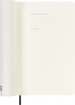 Еженедельник Moleskine ACADEMIC SOFT WKNT Large 130х210мм датир.18мес 208стр. мягкая обложка черный - купить недорого с доставкой в интернет-магазине